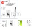   TILT смесител за вграждане комплект хром  kit